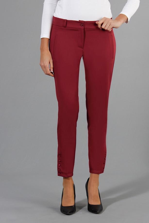 Vêtements hijab  T 1276 Kaside Paça Kısmı Düğmeli Pantolon - TRENDTESETTÜR