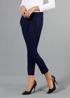 Vêtements hijab BLEU MARINE T 1276 Kaside Paça Kısmı Düğmeli Pantolon
