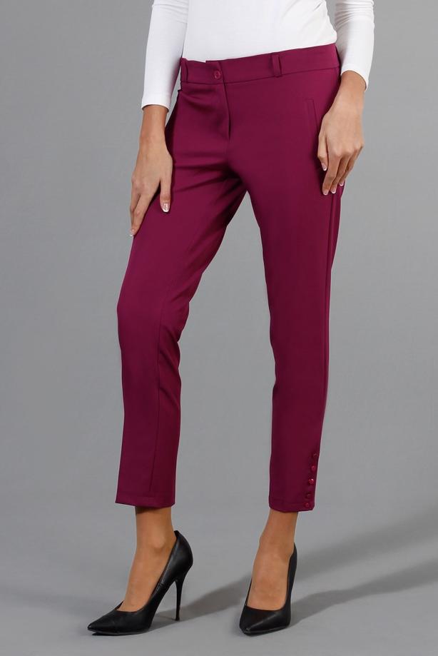 Vêtements hijab  T 1276 Kaside Paça Kısmı Düğmeli Pantolon - TRENDTESETTÜR