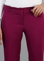 Vêtements hijab POURPRE T 1276 Kaside Paça Kısmı Düğmeli Pantolon