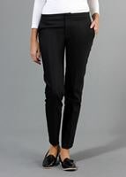 Hijab clothing BLACK T 1280 Kaside Uzun Viskon Pantolon