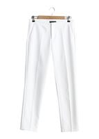 Hijab clothing WHITE T 1280 Kaside Uzun Viskon Pantolon