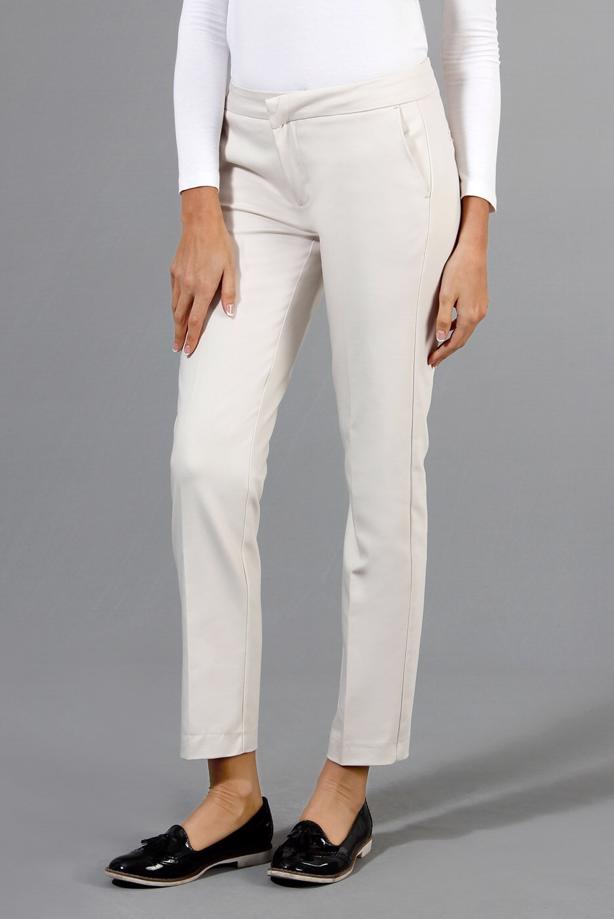 Vêtements hijab  T 1280 Kaside Uzun Viskon Pantolon - TRENDTESETTÜR