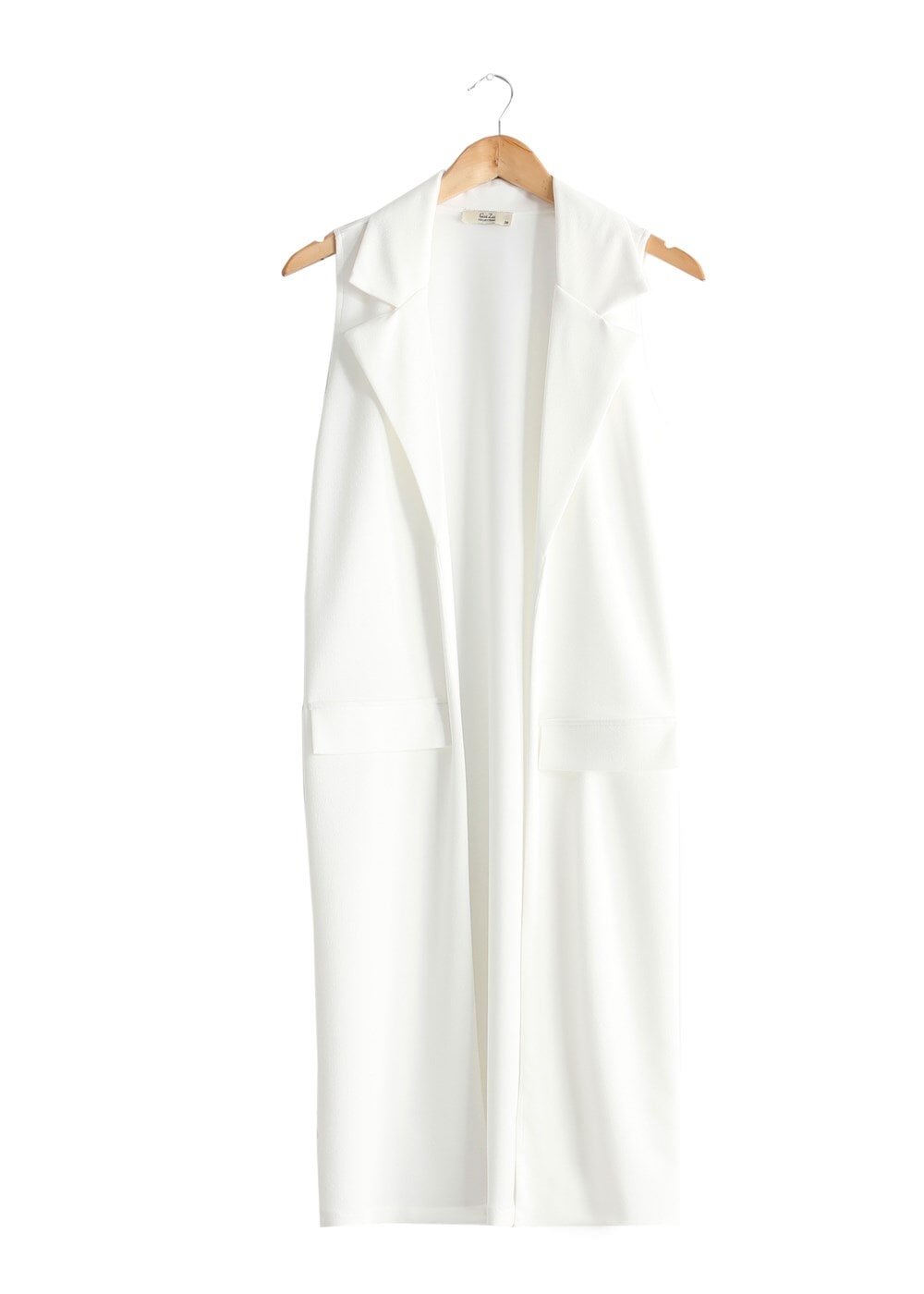 Vêtements hijab CRÈME T 14051 Quzu Erkek Yaka Yelek