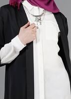 Hijab clothing BLACK CAPRI SLEEVE JACKET 50040 