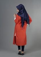 Hijab clothing ORANGE CAPRI SLEEVE JACKET 50040 
