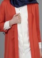 Hijab clothing ORANGE CAPRI SLEEVE JACKET 50040 