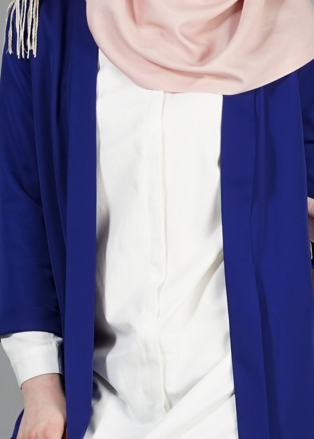 Vêtements hijab BLEU MARINE VESTE À MANCHES CAPRI 50040