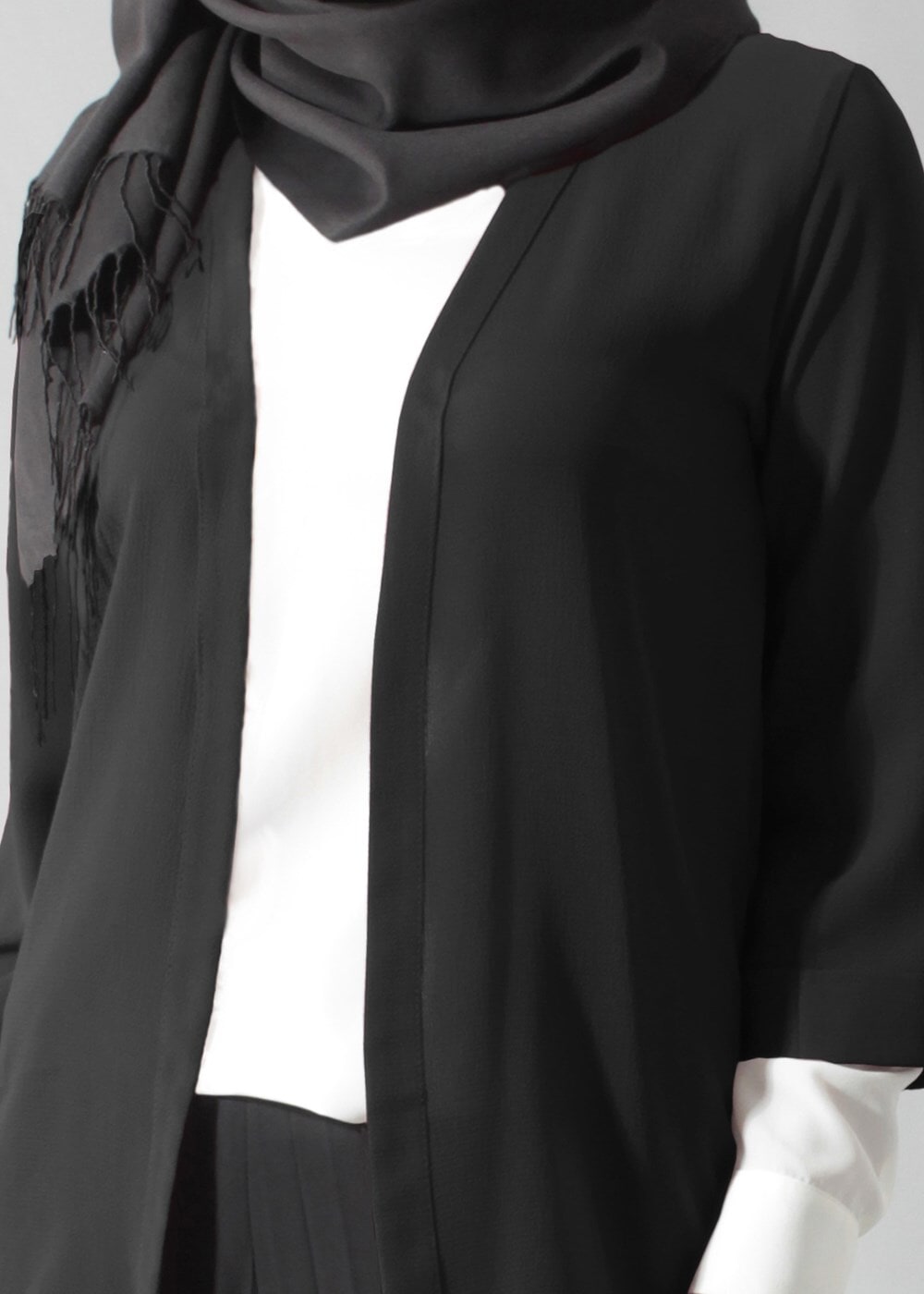 Vêtements hijab NOIR VESTE COURTE SALAS 50049