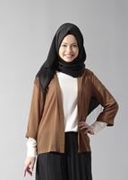Hijab clothing BROWN SHORT SALAS JACKET 50049 