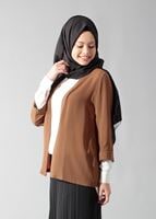 Hijab clothing BROWN SHORT SALAS JACKET 50049 