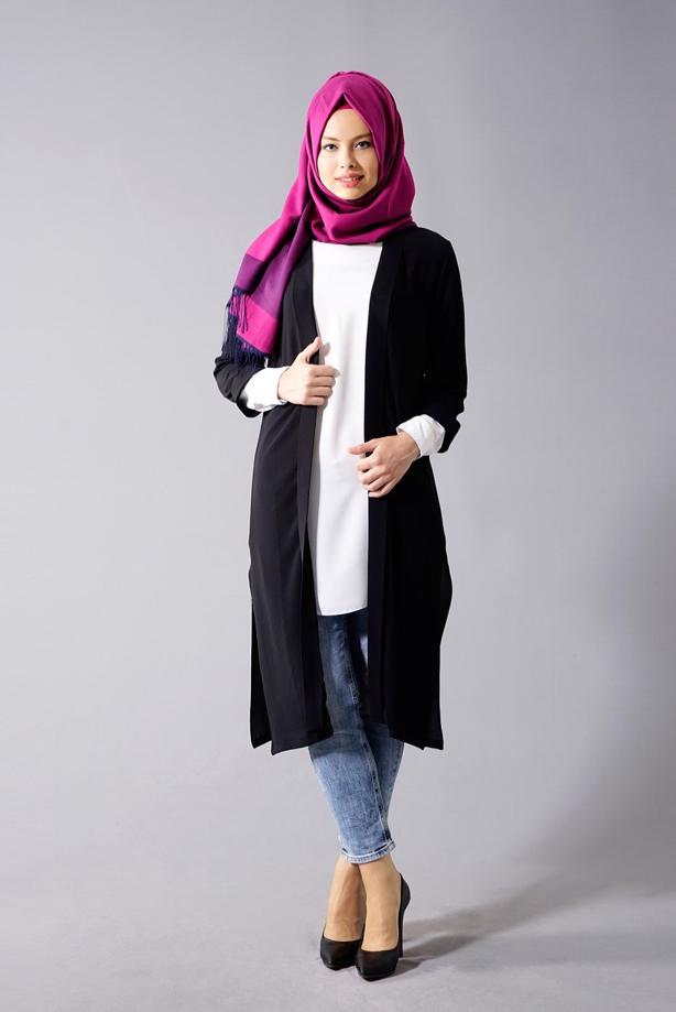 Vêtements hijab  TOPPER JACKET WITH SLITS 50217 - TRENDTESETTÜR