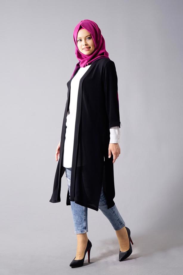 Vêtements hijab  TOPPER JACKET WITH SLITS 50217 - TRENDTESETTÜR