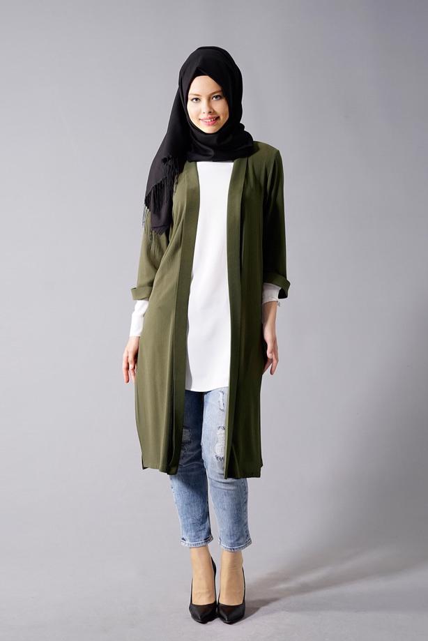 Vêtements hijab  TOPPER JACKET WITH SLITS 50217 - TRENDTESETTÜR