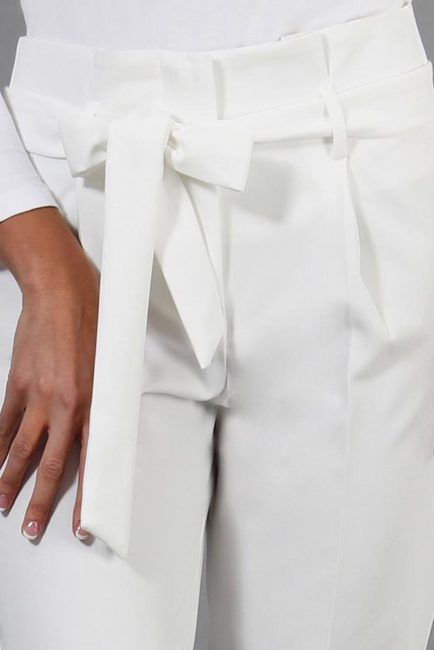 Vêtements hijab  T 70045 Quzu Yüksek Bel Pileli Pantolon - TRENDTESETTÜR