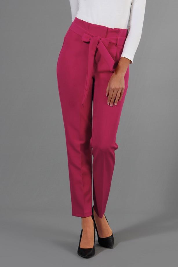 Vêtements hijab  T 70045 Quzu Yüksek Bel Pileli Pantolon - TRENDTESETTÜR