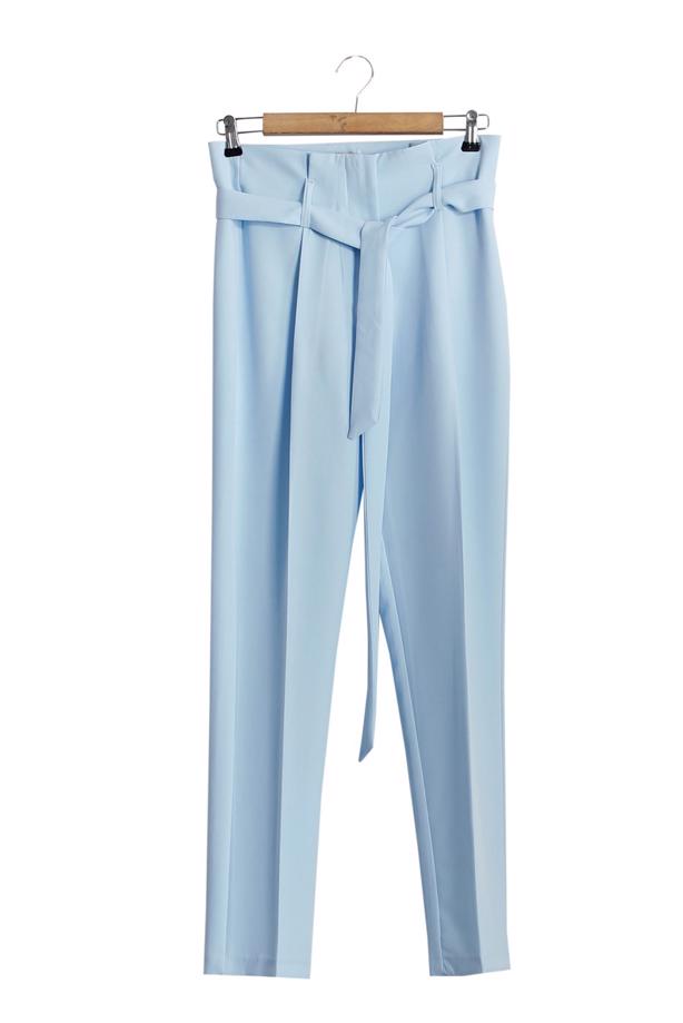 Vêtements hijab  T 70045 Quzu Yüksek Bel Pileli Pantolon - TRENDTESETTÜR