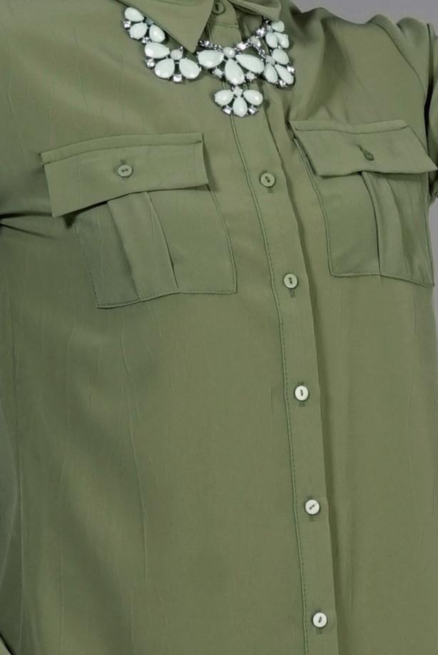 Vêtements hijab  T 3941 Lafaba Cepli Uzun Tunik - TRENDTESETTÜR