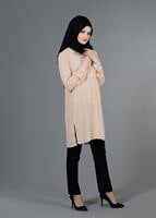 Vêtements hijab POUDRE T 3958 Lafaba Klasik Uzun Tunik