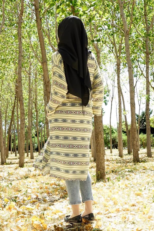 Hijab-Kleidung  T 4119 Lafaba Cepli Ceket - TRENDTESETTÜR