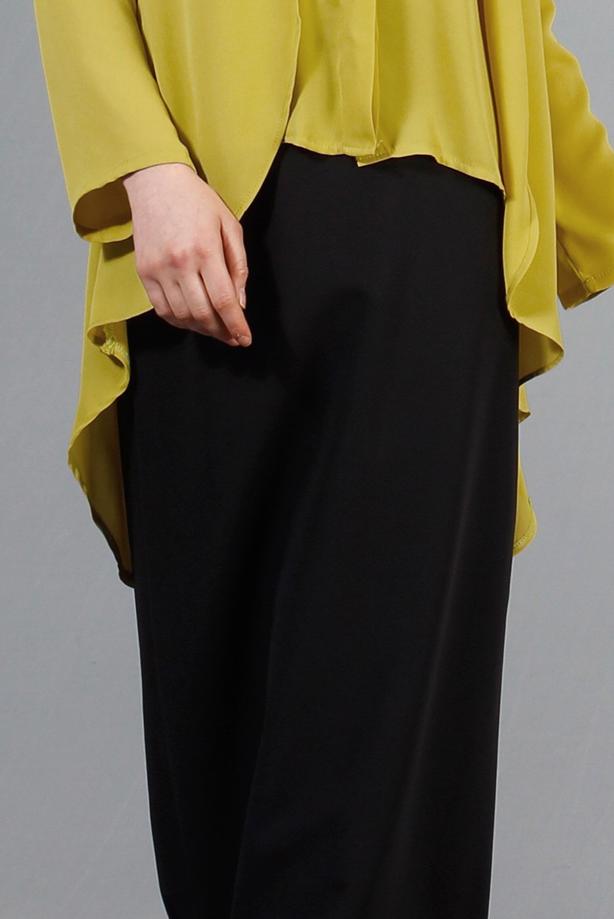 Hijab-Kleidung  T 5162 Lafaba Fermuarlı Dar Etek - TRENDTESETTÜR