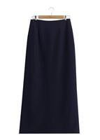 Tesettür giyim LACİVERT T 5162 Lafaba Fermuarlı Dar Etek