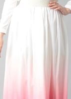 Vêtements hijab FUCHSIA T 5182 Lafaba Lastikli Şifon Etek