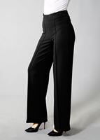 Hijab clothing BLACK T 7001 Lafaba Bol Paça Pantolon