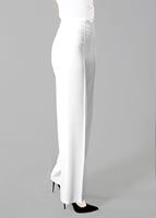 Hijab clothing WHITE T 7001 Lafaba Bol Paça Pantolon