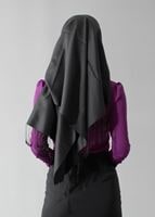 Tesettür giyim MOR T 6564 ModaBu Bebe Yaka Zincirli Bluz