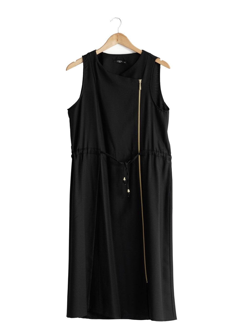 Tesettür giyim SİYAH T 8365 ModaBu Fermuar Detaylı Yelek