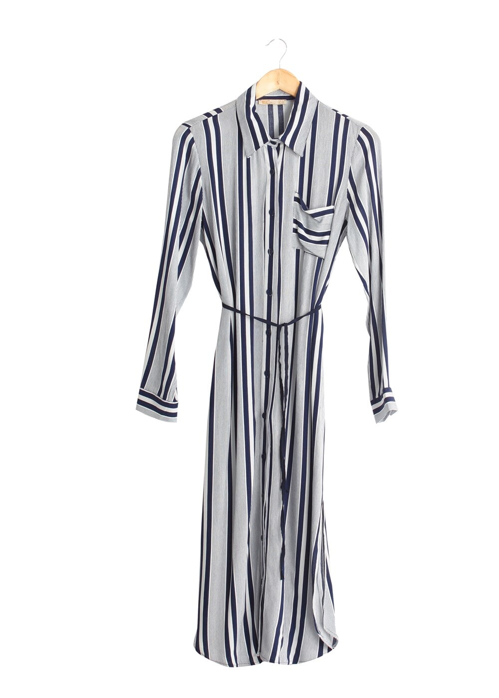 Vêtements hijab BLEU MARINE T 7669 MG Collection-Gömlek Yaka Uzun Tunik