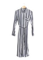 Vêtements hijab BLEU MARINE T 7669 MG Collection-Gömlek Yaka Uzun Tunik