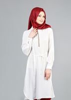 Vêtements hijab CRÈME T 7674 MG Collection-Apoletli Tunik