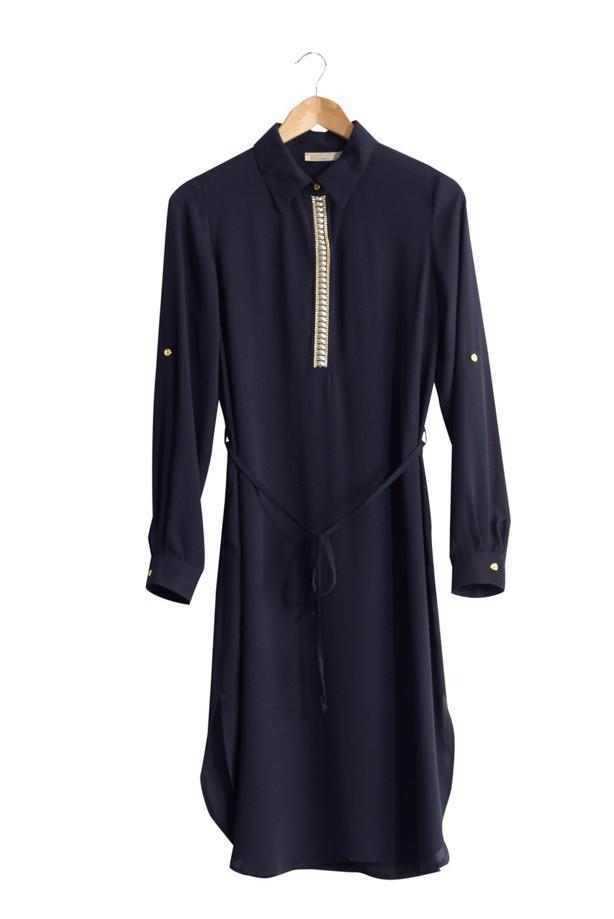 Vêtements hijab  T 7674 MG Collection-Apoletli Tunik - TRENDTESETTÜR