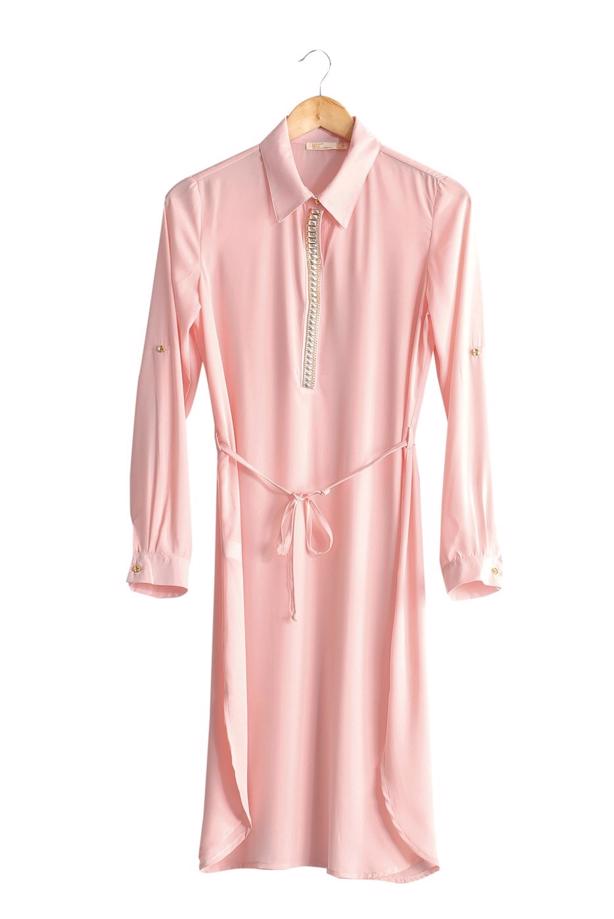 Vêtements hijab  T 7674 MG Collection-Apoletli Tunik - TRENDTESETTÜR