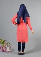 Vêtements hijab VERT T 7674 MG Collection-Apoletli Tunik