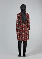 Vêtements hijab ROUGE BORDEAUX T 4477 Merry Rosa Şallı Tunik