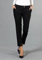 Tesettür giyim SİYAH T 4461 Mısra Cepli Dar Pantolon