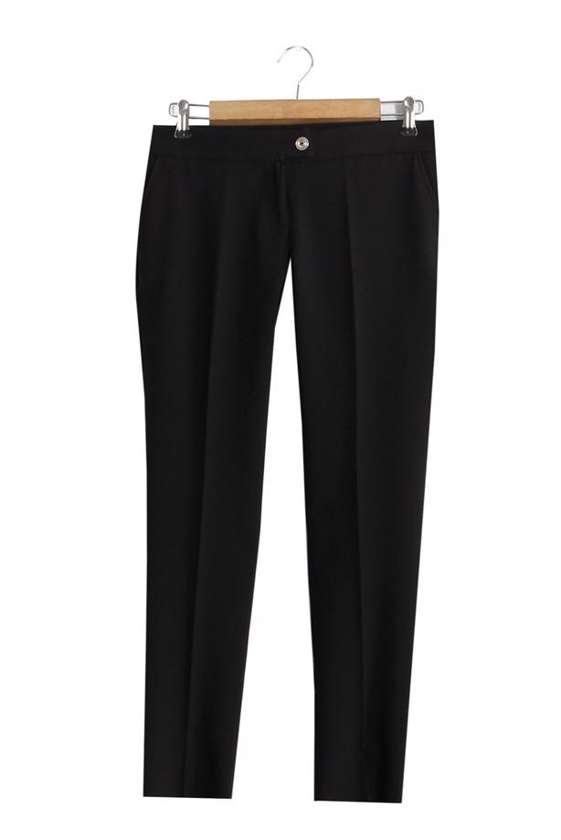 Tesettür giyim  T 4461 Mısra Cepli Dar Pantolon - TRENDTESETTÜR