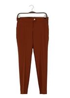 Tesettür giyim KAHVE T 4461 Mısra Cepli Dar Pantolon