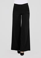 Tesettür giyim SİYAH T 4512 Mısra Cepli Bol Paça Pantolon