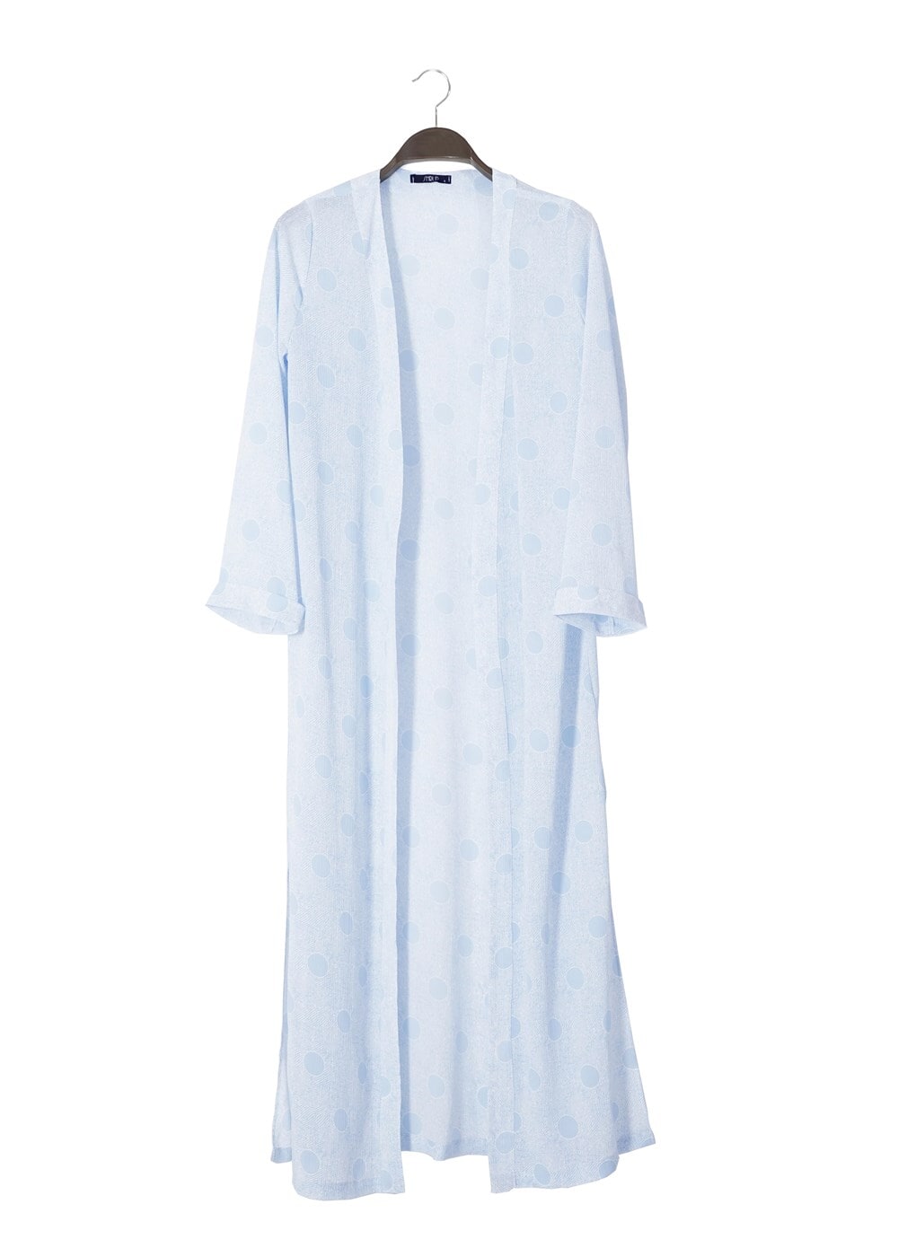 Vêtements hijab BLEU VESTE LONGUE POIS 8195