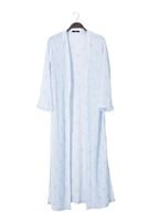 Vêtements hijab BLEU VESTE LONGUE POIS 8195