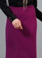 Tesettür giyim FUŞYA T 9211 Mısra Balık Etek