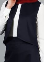 Tesettür giyim LACİVERT T 9232 Mısra  Etekli Takım