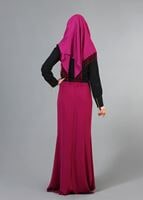 Vêtements hijab NOIR T 1150 Mataş  Bebe Yaka Kolyeli Bluz