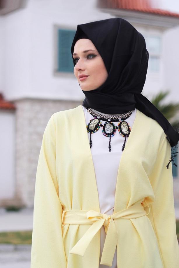 Vêtements hijab  BAT-WING SLEEVE BLOUSE WITH BRACELET 1151  - TRENDTESETTÜR
