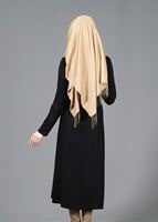 Hijab clothing BLACK T 4586 Mataş Pelerinli Trench