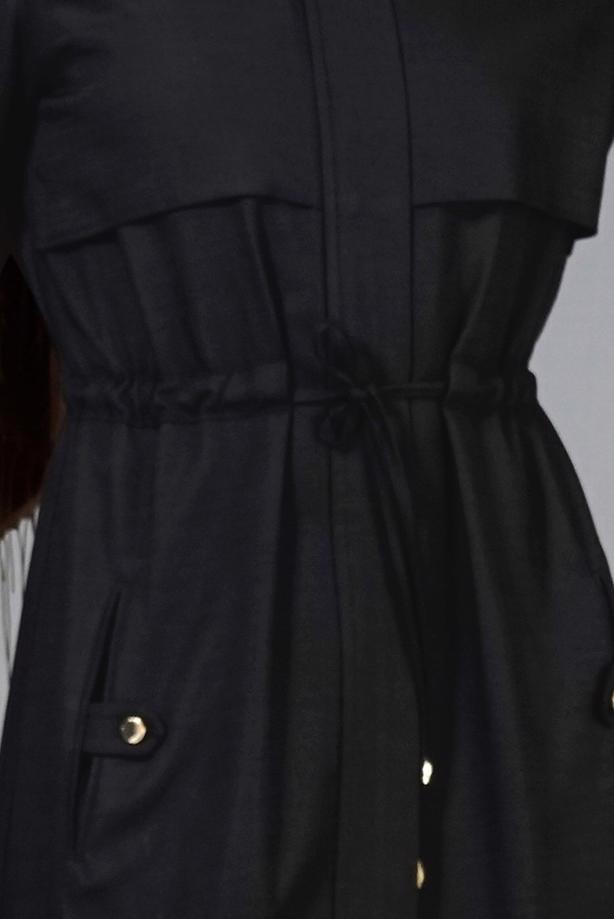 Vêtements hijab  T 4586 Mataş Pelerinli Trench - TRENDTESETTÜR